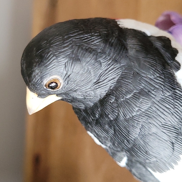 Lenox "Rose Breasted Grosbeak" Bird Figurine - Picture 7 of 12